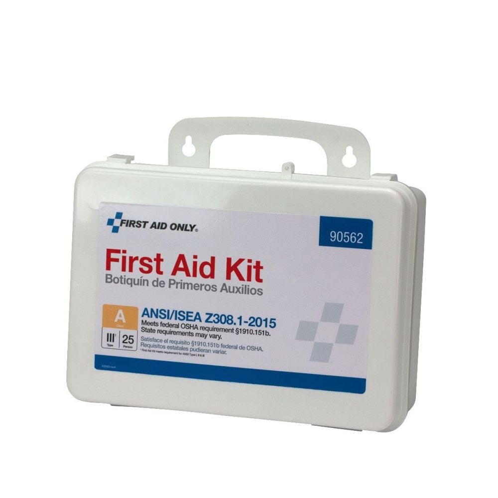 First Aid Only First Aid Kit 25 Person Bulk Plastic Case ANSI A, large image number 3
