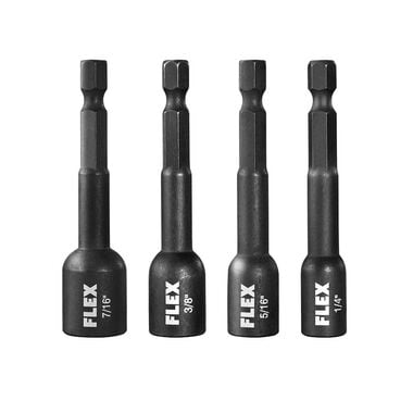 FLEX 2-9/16-In. 4 Pc Impact Magnetic Nut Driver Set