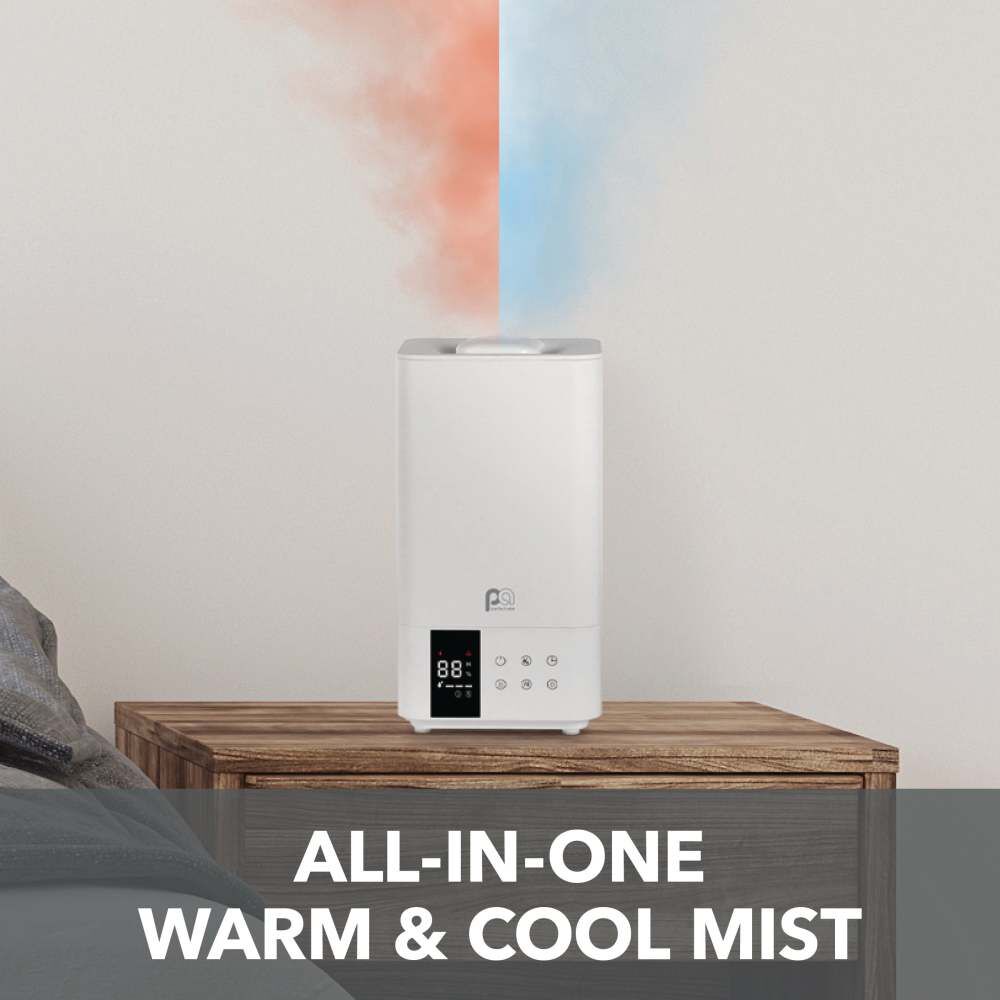 Perfect Aire 1.32 Gallon 538 Sq Ft Cool/Warm Mist Hybrid Humidifier, large image number 6