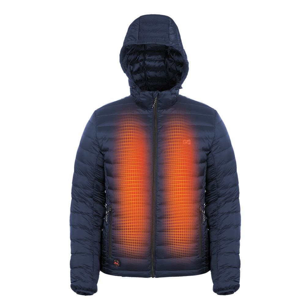 Mobile Warming Summit Heated Jacket 12 Volt Mens Navy XL MWJ19M09