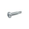 Hillman #10-16 x 1in Zinc Pan Head Phillips Self Drilling Screw 100pk, small image number 1