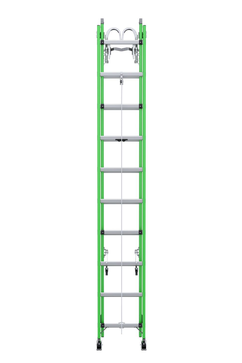 Werner AERO Extension Ladder 20 IAA FG Box Rail Tri Rung Strand