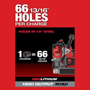 Milwaukee M18 FUEL 1-1/2inch Lineman Magnetic Drill Kit, large image number 5