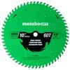 Metabo HPT Fine Finish 10 Inch 60-Tooth Saw Blade, small image number 1