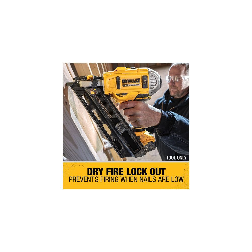 DeWalt DCN692 18V Brushless First Fix Framing Nailer with 2 x 4.0Ah Ba