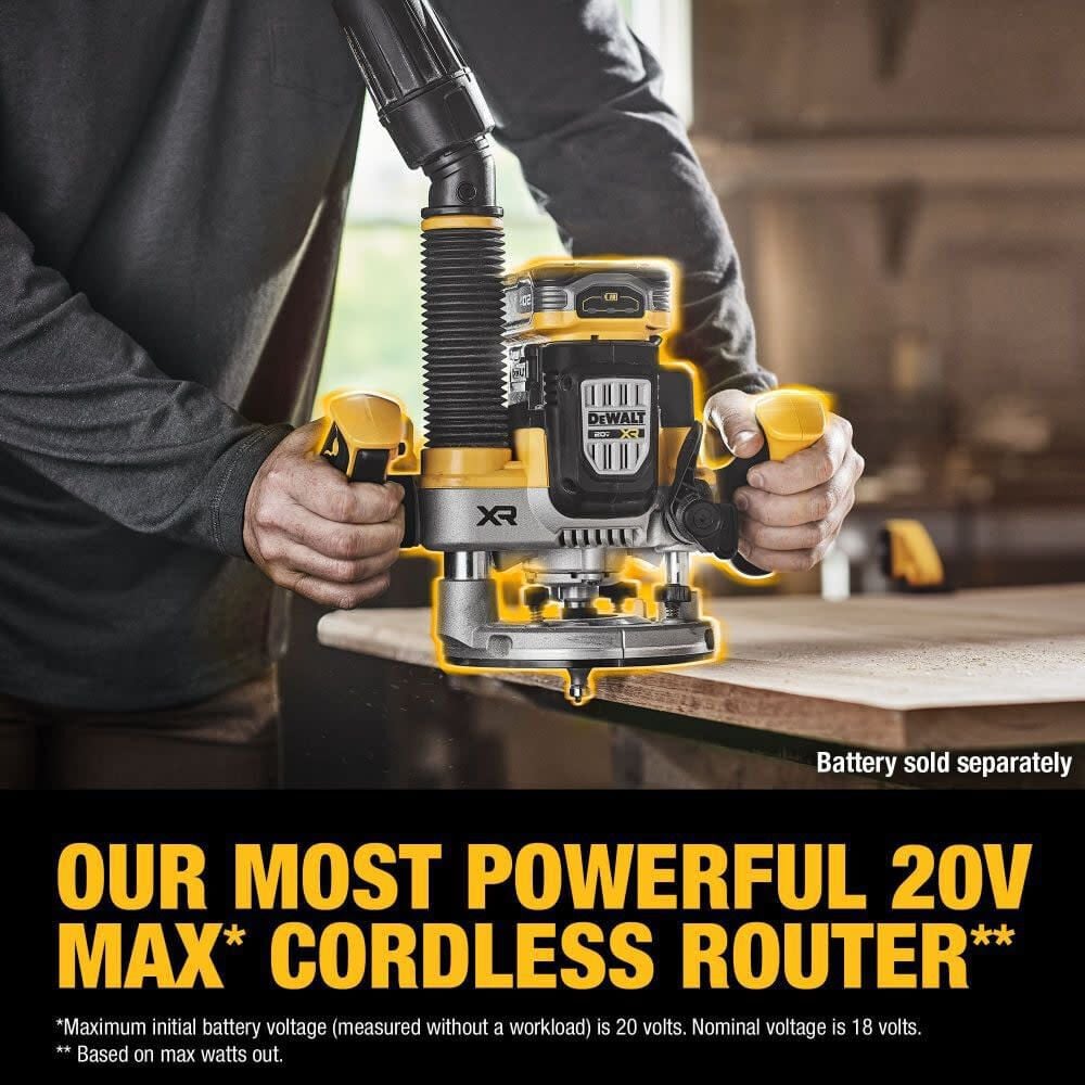 DEWALT Jobsite Table Saw & 20V MAX Cordless Plunge Router Bundle, large image number 9