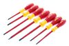 Wiha Insulated SoftFinish Slotted & Phillips & Square Screwdriver Set 7 Piece, small image number 1