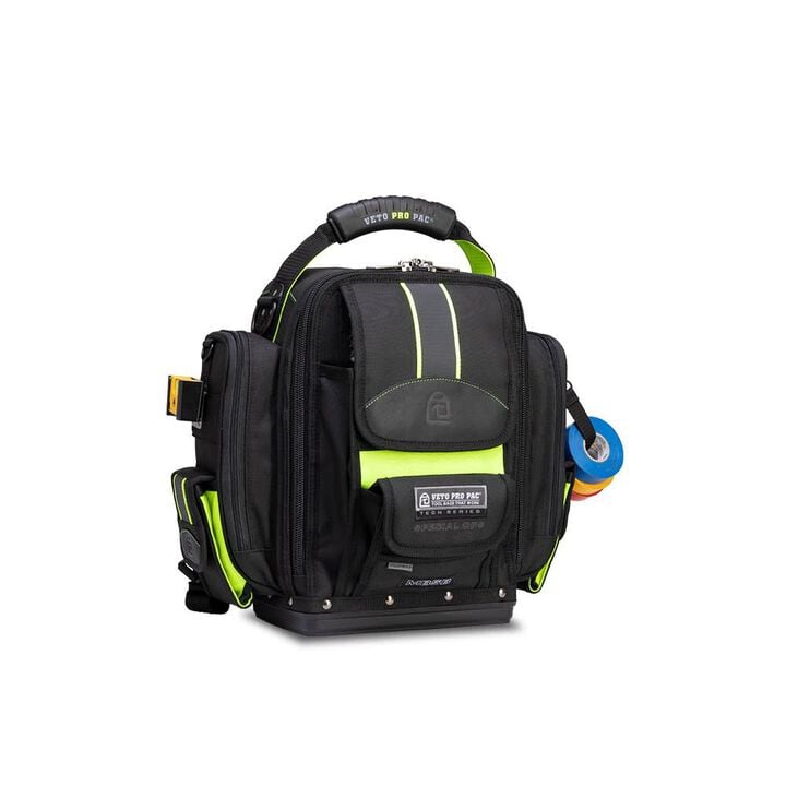 Veto Pro Pac 45 Lbs X-Large Zippered Meter Bag, Black/Hi-Viz Yellow, large image number 12