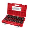 Milwaukee Impact Socket 19PC 1/2in Drive SAE DP 6Point Tool Set, small image number 2