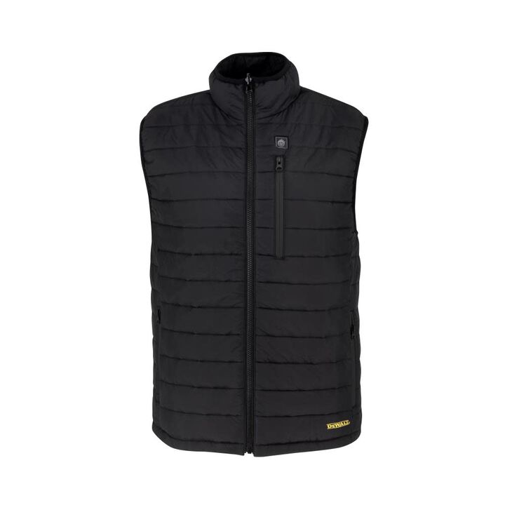 DEWALT Mens Heated Puffer Vest, Black, Small, large image number 13