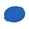 Toter 44 Gallon Round Trash Can Lid Blue, small image number 2