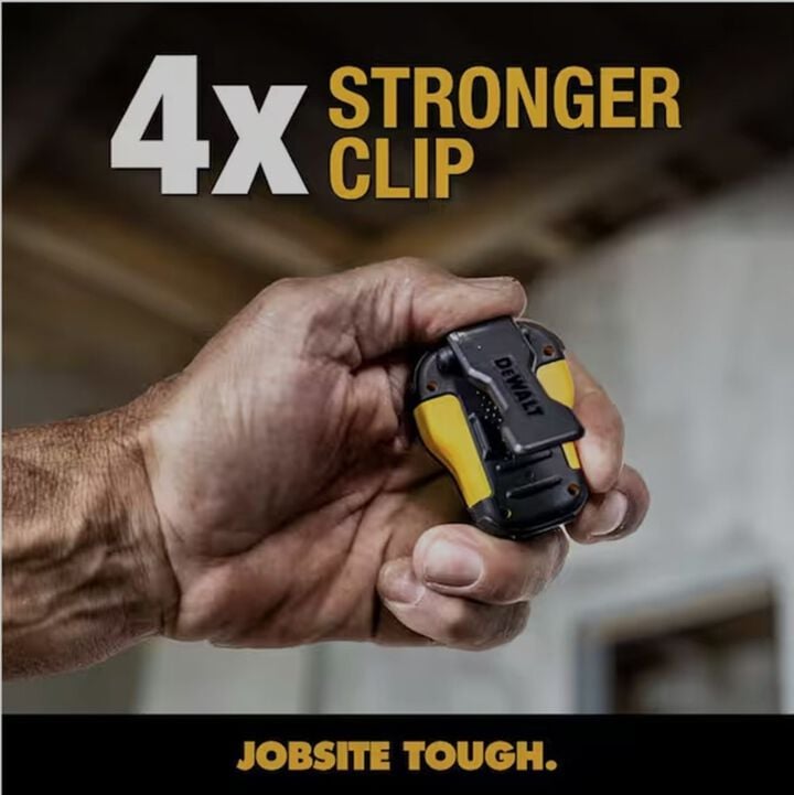 DEWALT Yellow/Black Jobsite Pro Lightweight Wearable Bluetooth Speaker, large image number 5