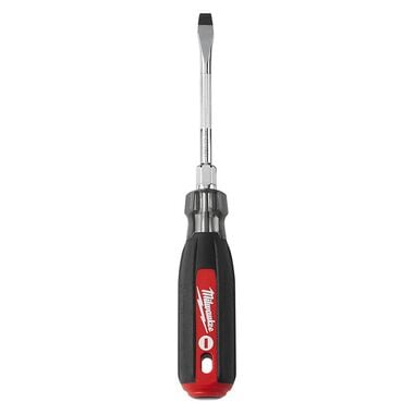 Milwaukee 1/4 in. Slotted - 4 in. Cushion Grip Screwdriver, large image number 0