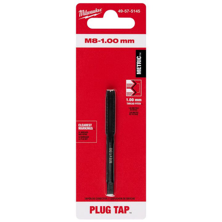 Milwaukee M8-1.00 mm Straight Flute Plug Tap, large image number 11