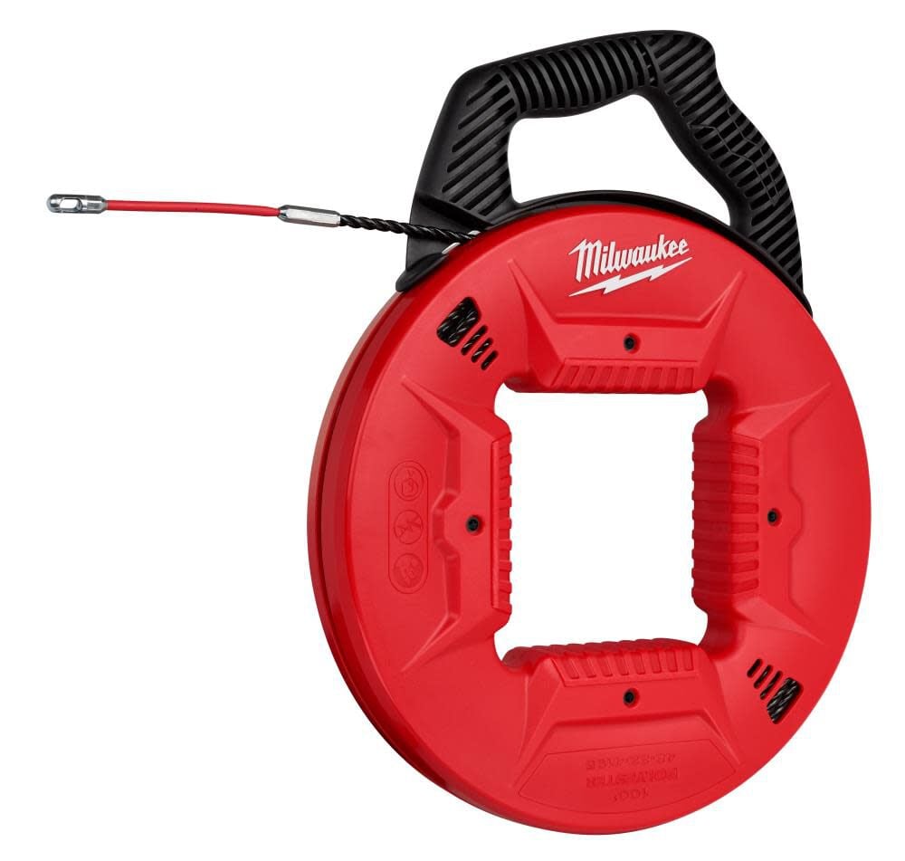 Milwaukee 100 Ft Polyester Fish Tape With Flexible Metal Leader 48 22 4195 - Image 8