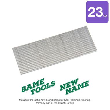 Metabo HPT 1-3/16 Inch 23 Gauge Micro Pin Nail 2000 Count | 23003SHPT, large image number 3