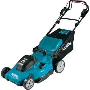 Makita 36V (18V X2) LXT Lawn Mower Kit 21in Self Propelled with 4 Batteries, large image number 7