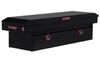 Weather Guard Saddle Truck Tool Box Aluminum Full Standard Gloss Black, small image number 1