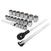 Sunex 3/4 Inch Drive SAE 12-Point Socket Set 22 Pieces, small image number 5