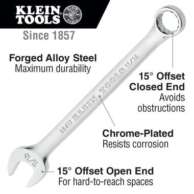 Klein Tools 12 Piece Combination Wrench Set, large image number 1