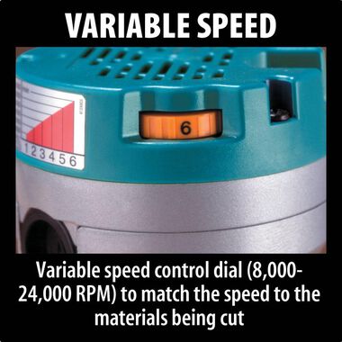 Makita 2-1/4 H.P. Industrial Router Kit, large image number 1
