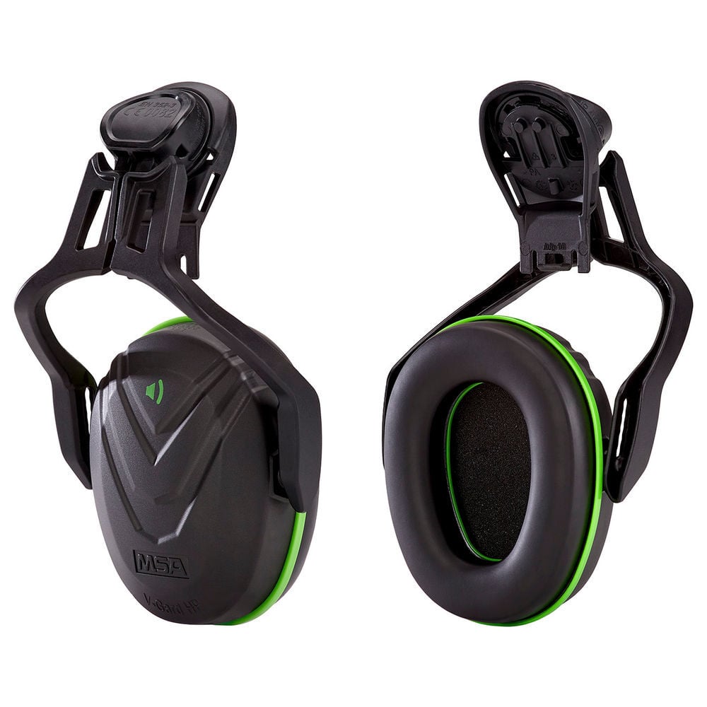 MSA Safety Works V-Gard Helmet Mounted Low Level Hearing Protection, 1 Pair, large image number 1