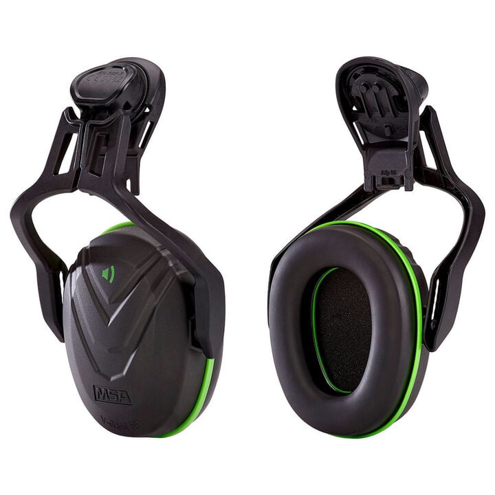 MSA Safety Works V-Gard Helmet Mounted Low Level Hearing Protection, 1 Pair