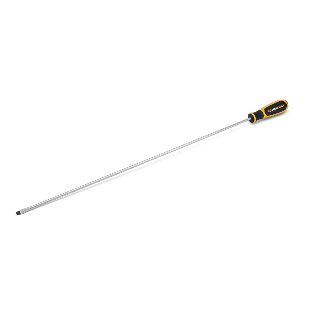 GEARWRENCH 1/4inch x 24inch Slotted Dual Material Screwdriver, large image number 1