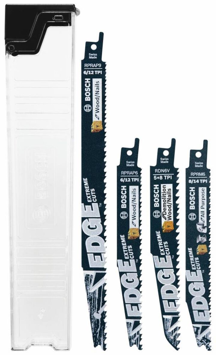 Bosch 6 pc Edge Reciprocating Saw Blade Set