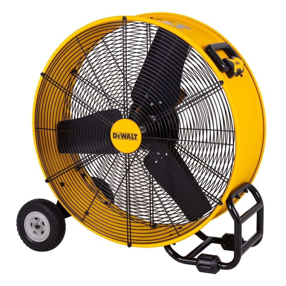 DEWALT 30 Inch 8000 CFM Drum Fan with 12 Ft Cord, large image number 3