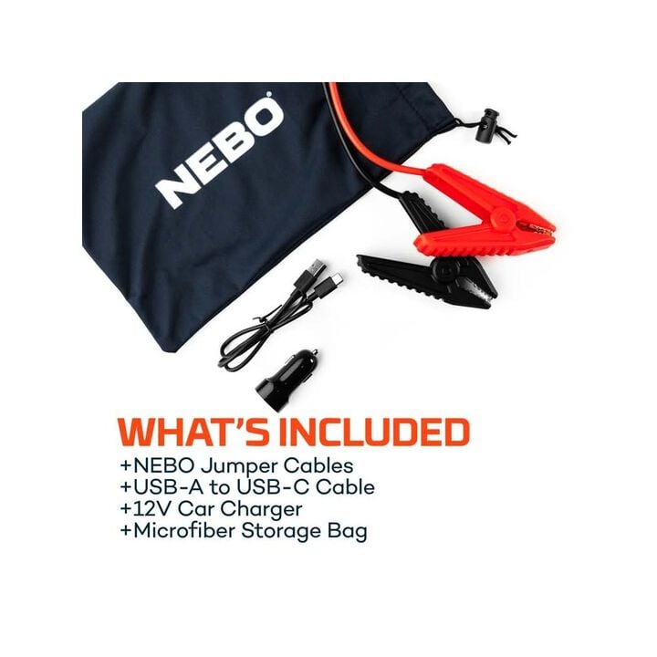 Nebo Assist 1500XP Jump Starter with Backup Power Bank and Floodlight, large image number 1