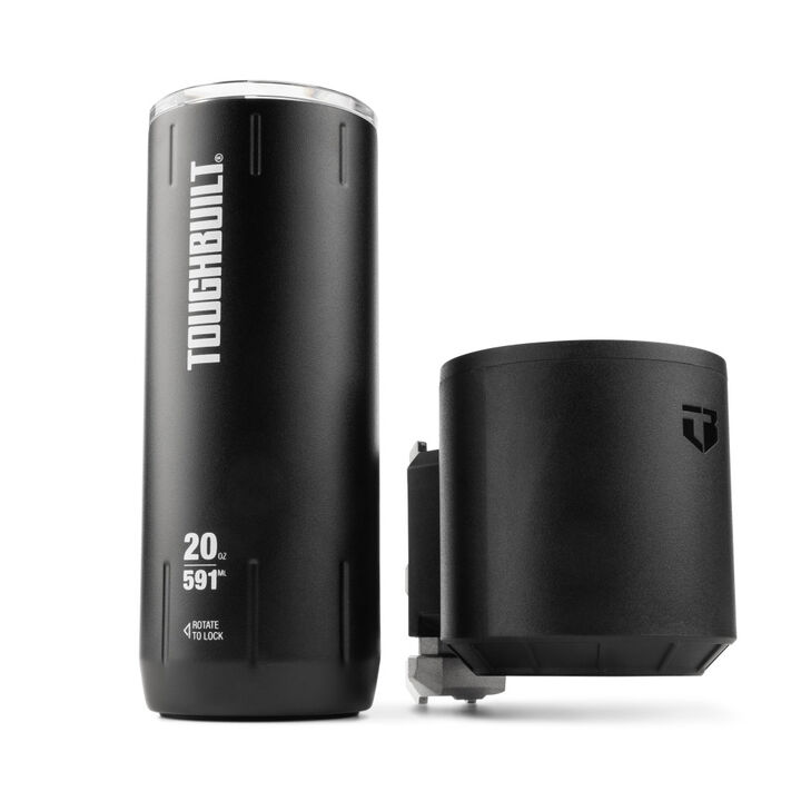 Toughbuilt StackTech 20 Ounce Tumbler and Cup Holder
