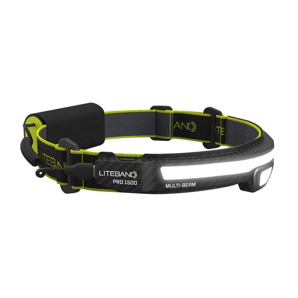 Liteband Pro 1500 MB Carbon Fiber LED Rechargeable Headlamp, large image number 1