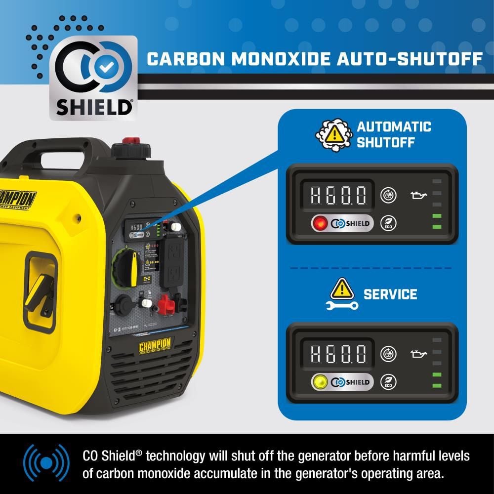 Champion Power Equipment 2500-Watt Ultralight Gas Powered 49 State Portable Inverter Generator with Quiet Technology, large image number 2