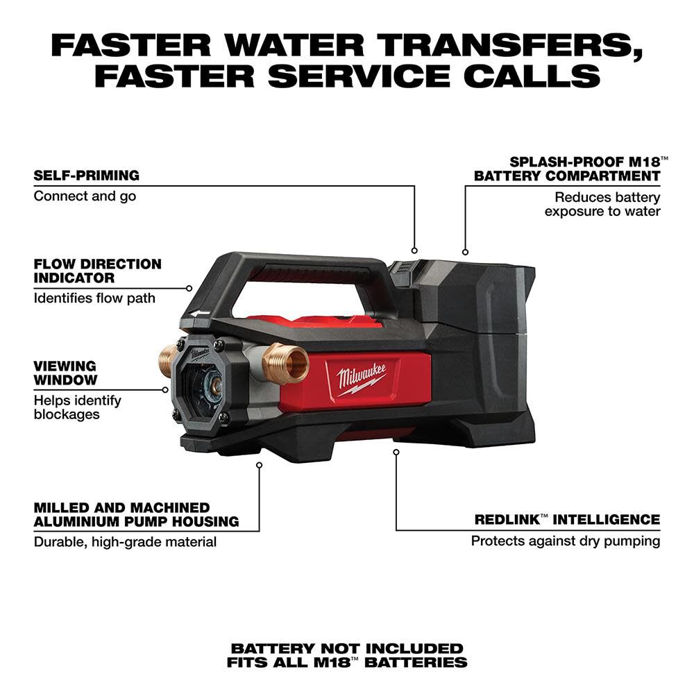 Milwaukee m18 best sale transfer pump reviews