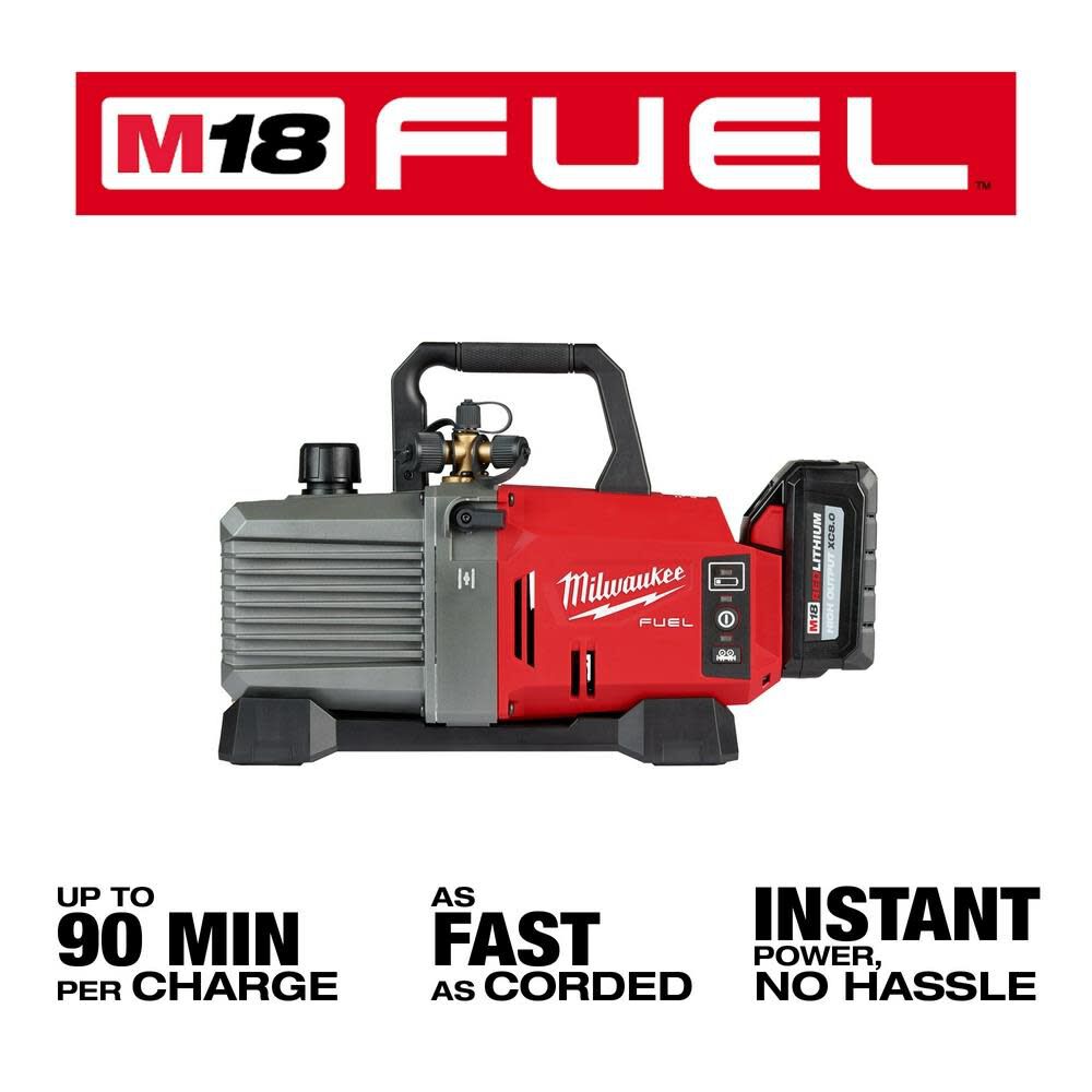 Milwaukee M18 FUEL 5 CFM Vacuum Pump Kit 2941-21 - Acme Tools