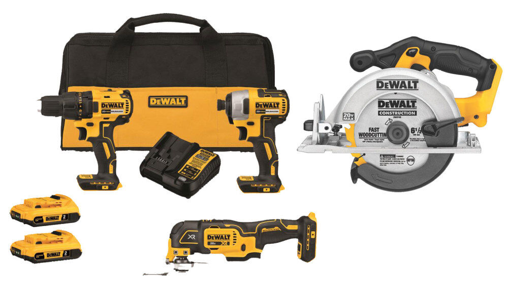 Dewalt brushless 4 shop tool combo kit