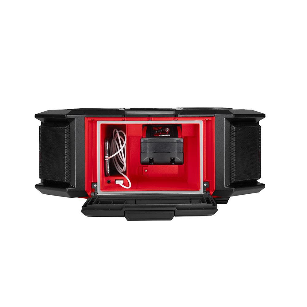 Milwaukee M18 PACKOUT Radio + Charger & 16Qt PACKOUT Cooler Bundle (Bare Tool), large image number 3