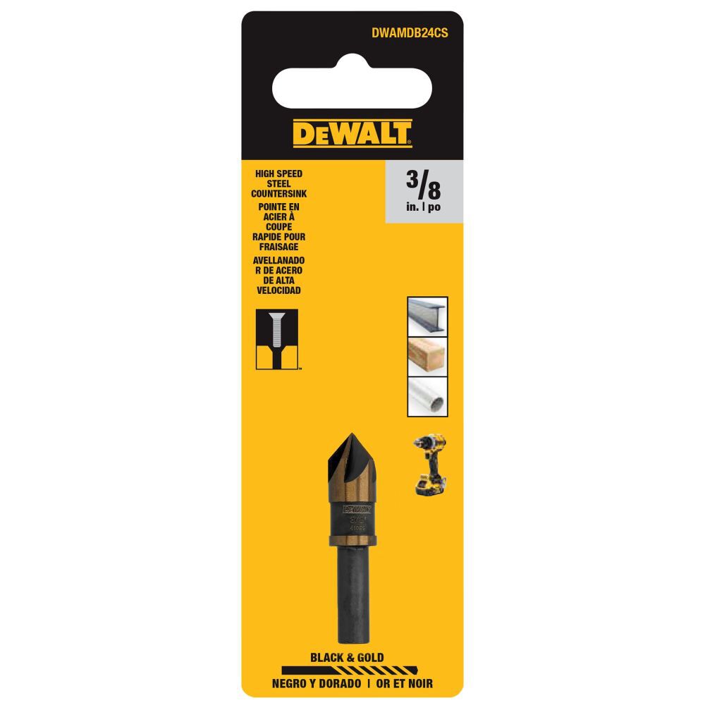 DEWALT 3/8 Inch High-Speed Steel Countersink, large image number 3