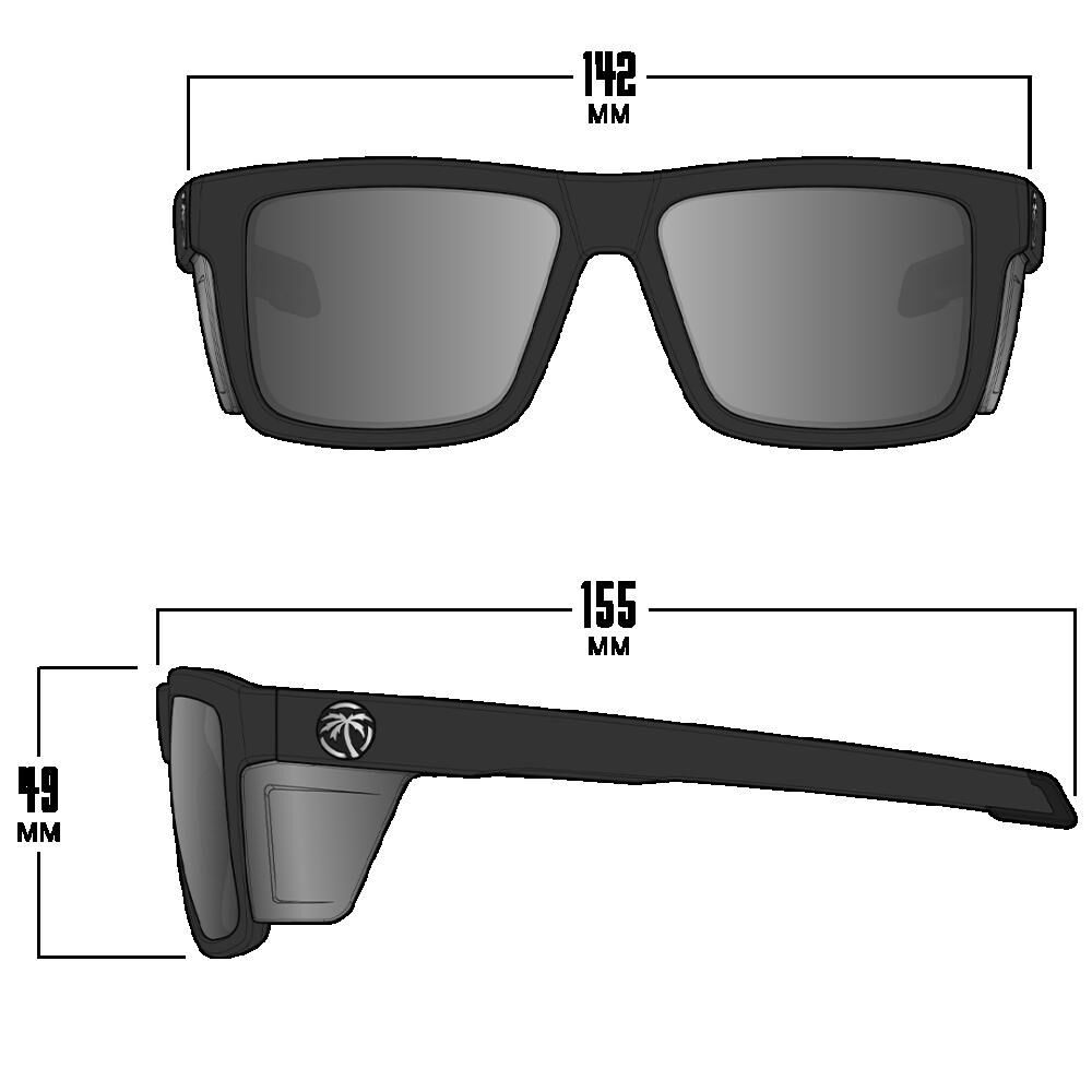 Heat Wave Easy Rider Performance Vise Z87+ Sunglasses Black Frame Photochromic Lens, large image number 6