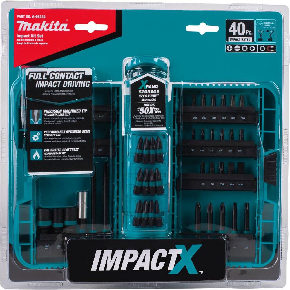 Makita 40 pc. Impact X Driver Bit Set, large image number 8