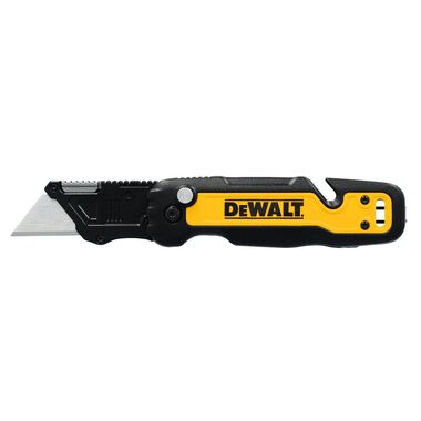 DEWALT Push & Flip Folding Utility Knife with Storage