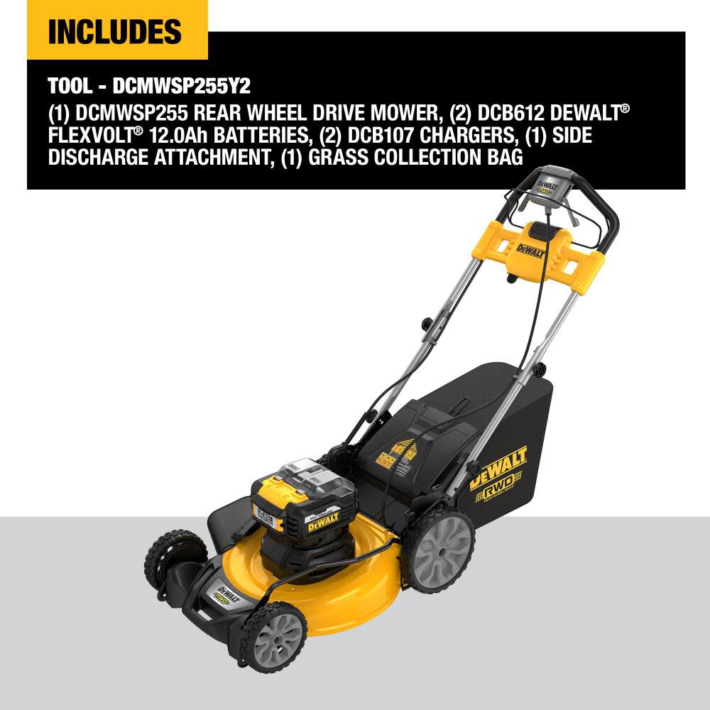 Electric sales mower dewalt