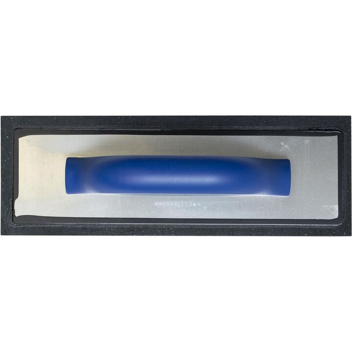 Marshalltown Aluminum Backing Plate Neoprene Float 12in x 4in, large image number 1