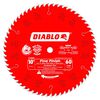 Diablo Tools 10 inch x 60 Tooth Hi-ATB Fine Finish Table Saw & Miter Saw Blade with 5/8 inch Arbor, small image number 1