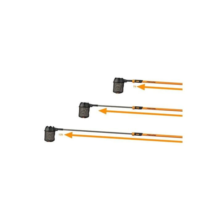 Fiskars Orange/Black 7 12' Extendable Fruit Picker Tool, large image number 1