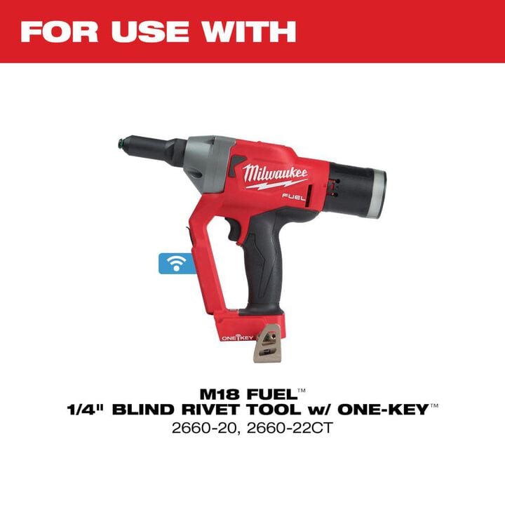 Milwaukee M18 FUEL 1/4inch Blind Rivet Tool ONE-KEY 6inch Extension, large image number 1