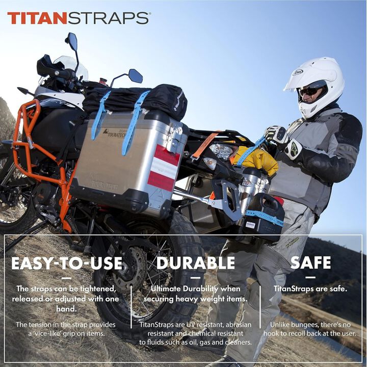 Titan Straps 25 Inch Tan Polymer 70 Lbs Utility Strap with Aluminum Buckle, large image number 8