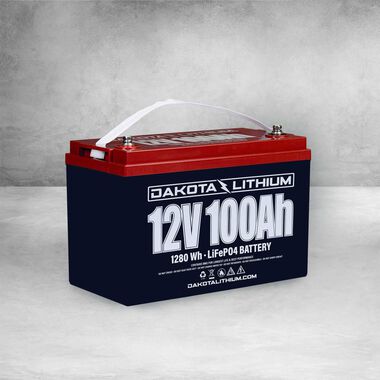 Dakota Lithium Battery with Charger 12V 100Ah Deep Cycle LifePO4