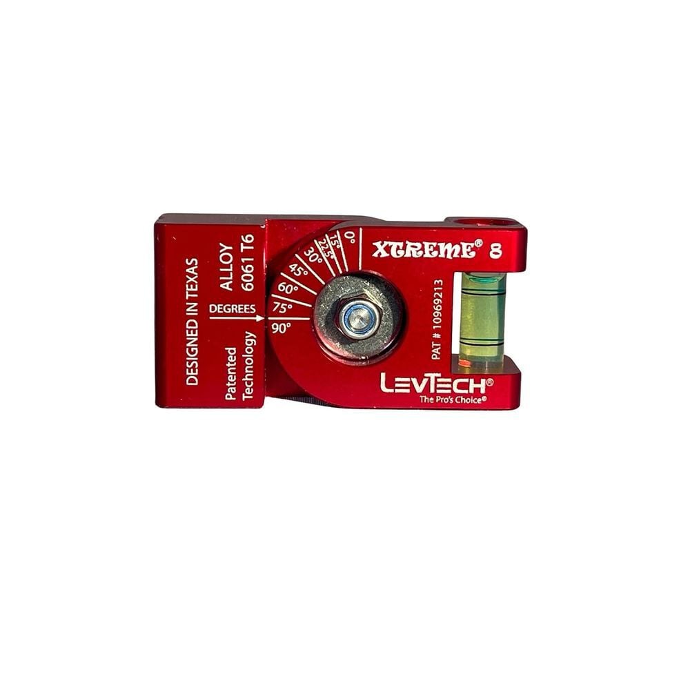 LevTech Xtreme Red 8-in-1 Magnetic Torpedo Level, large image number 6